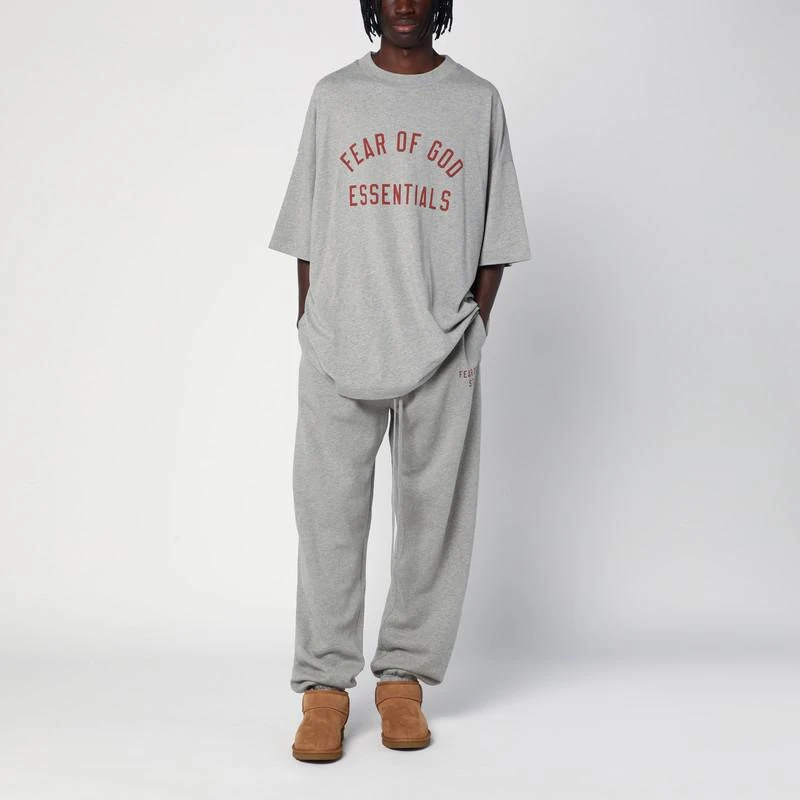 Essentials Grey T-Shirt with logo 2