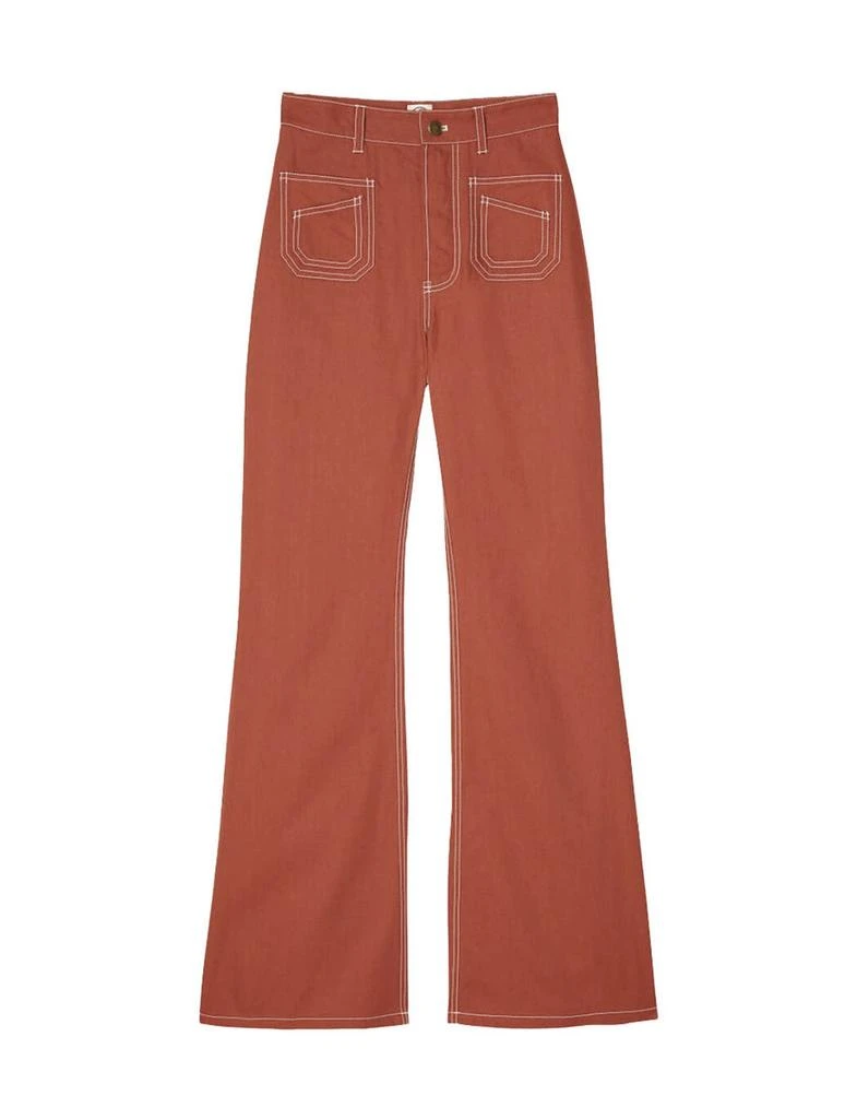 INES DE LA FRESSANGE PARIS Pants Basile cotton caramel 1