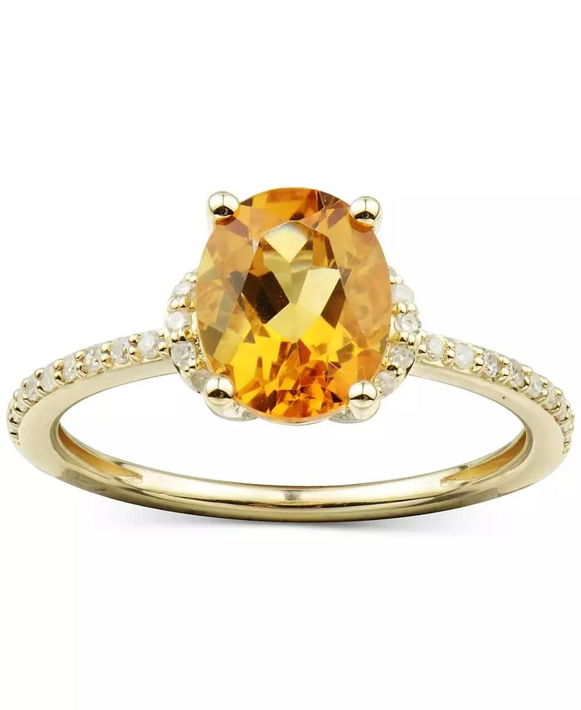 Macy
s Citrine (1-5/8 ct. t.w.)
Diamond (1/8 ct. t.w.) Ring in 14k Gold 3