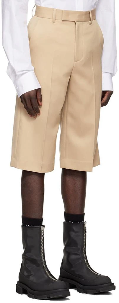 We11done Beige Polyester Shorts 2