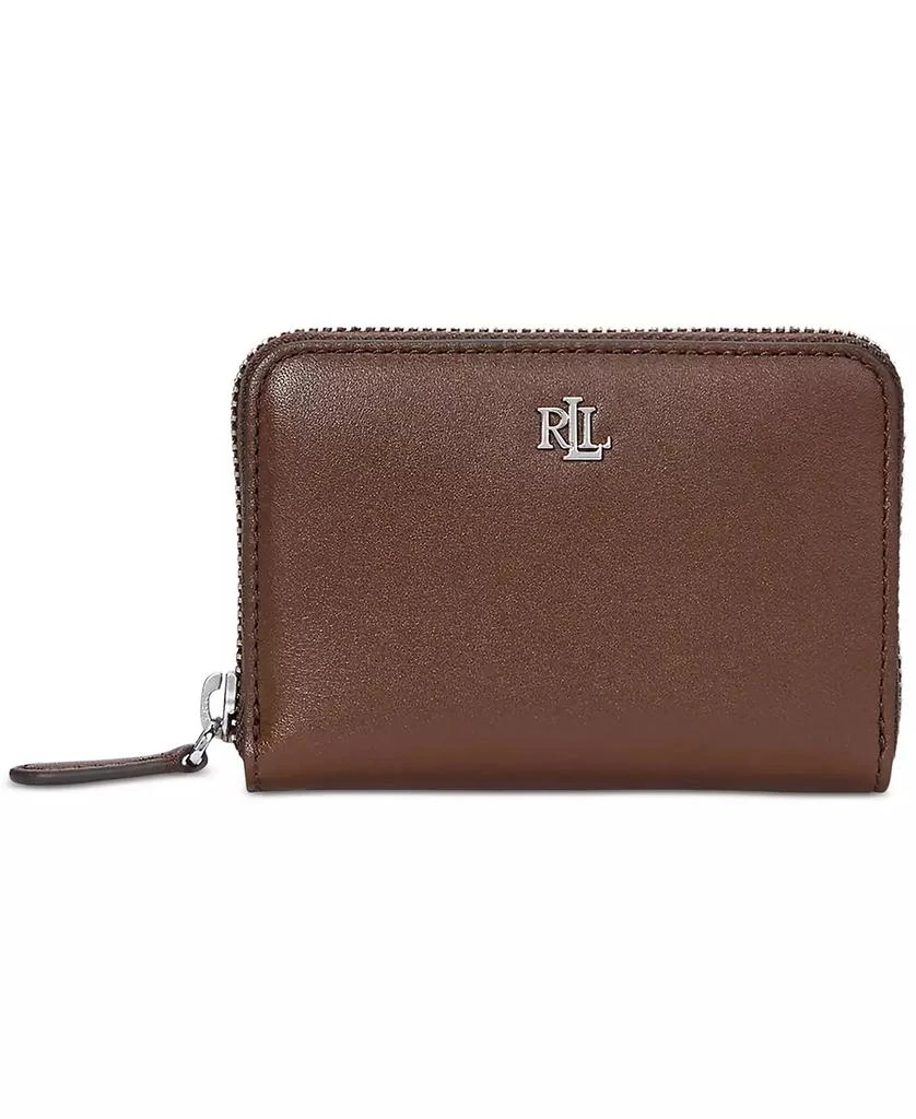 Ralph Lauren Women's Full-Grain Leather Small Zip Continental Wallet 1