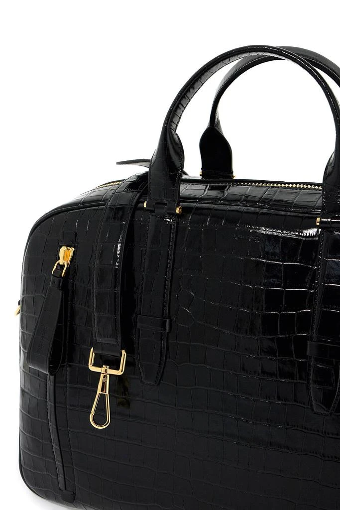Tom Ford embossed crocodile leather buckley d 3