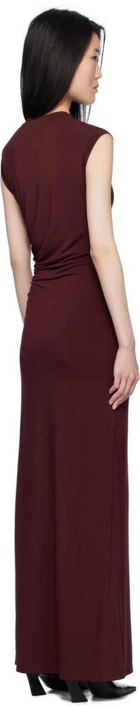 Stella McCartney Burgundy Sleeveless Maxi Dress 3
