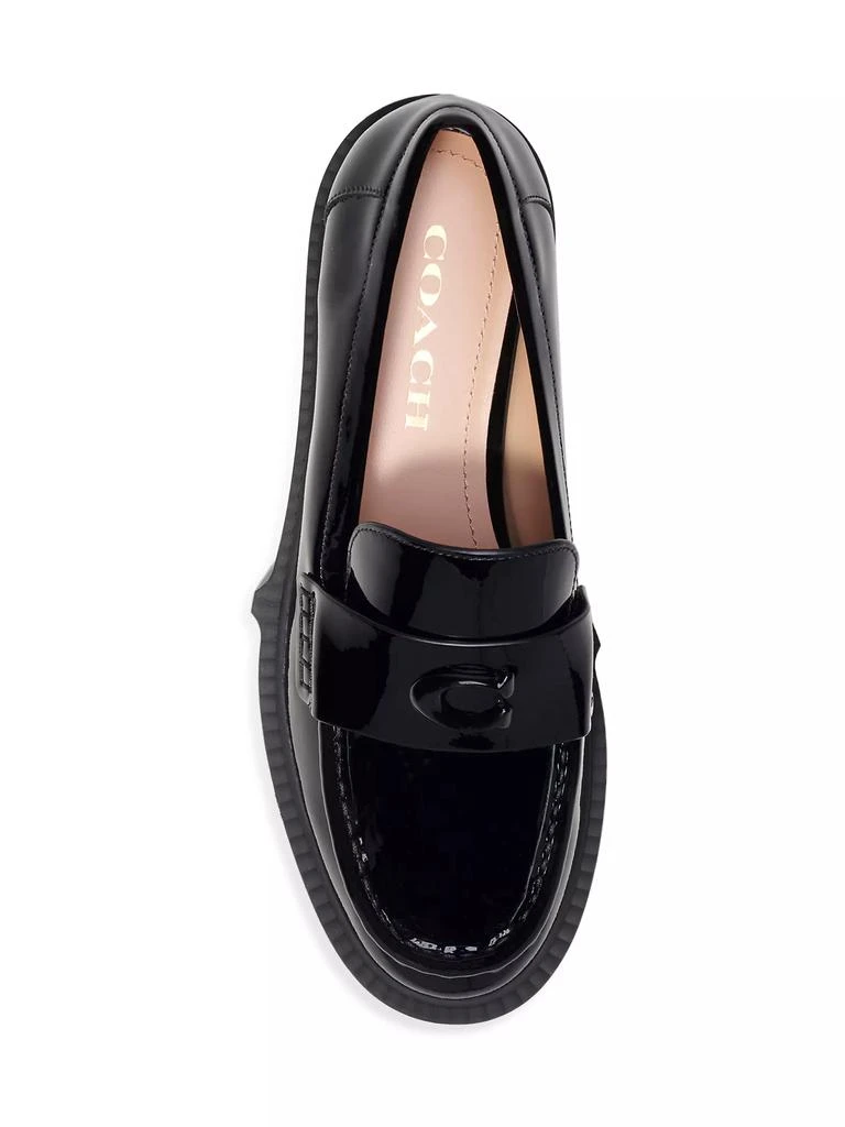 Coach Leah 38MM Patent Leather Loafers 5