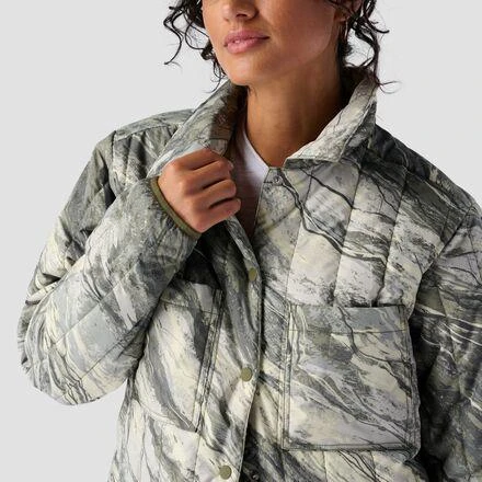 Backcountry Oakbury Print Synthetic Quilted Shirt Jacket  - Women's 4
