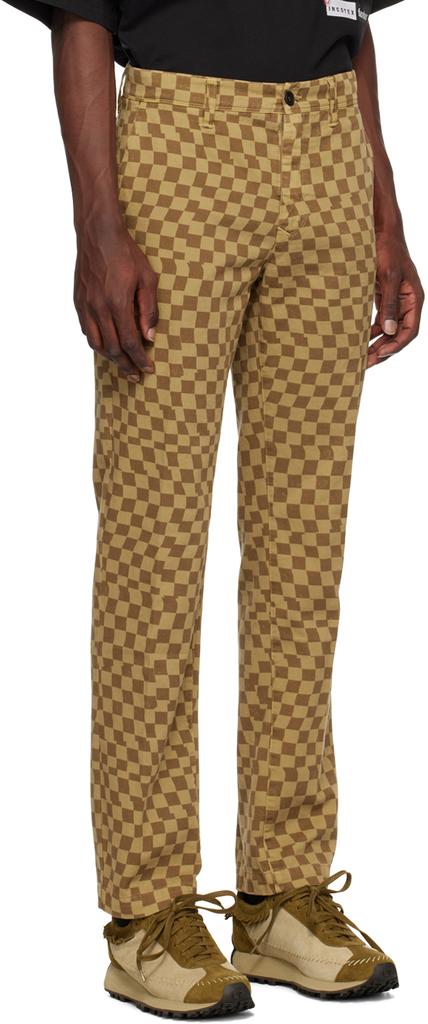 Facetasm Brown Check Trousers