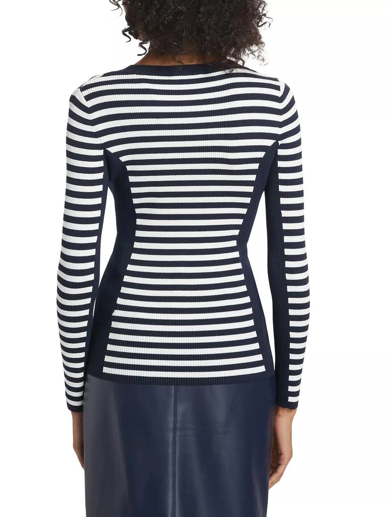 Tahari The Vesper Striped Sweater 5