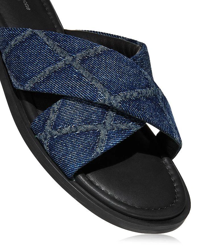 Rag & Bone Women's Geo Crossover Strap Slide Sandals 5