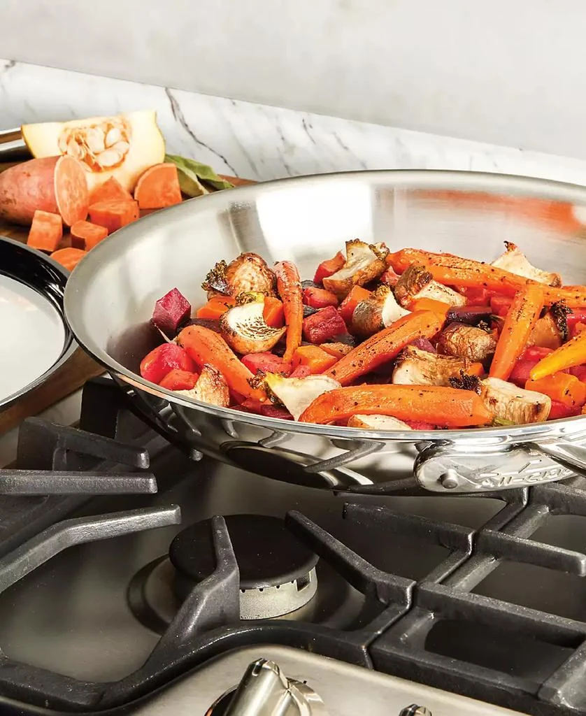 All-Clad Stainless Steel 12" Covered Fry Pan 4