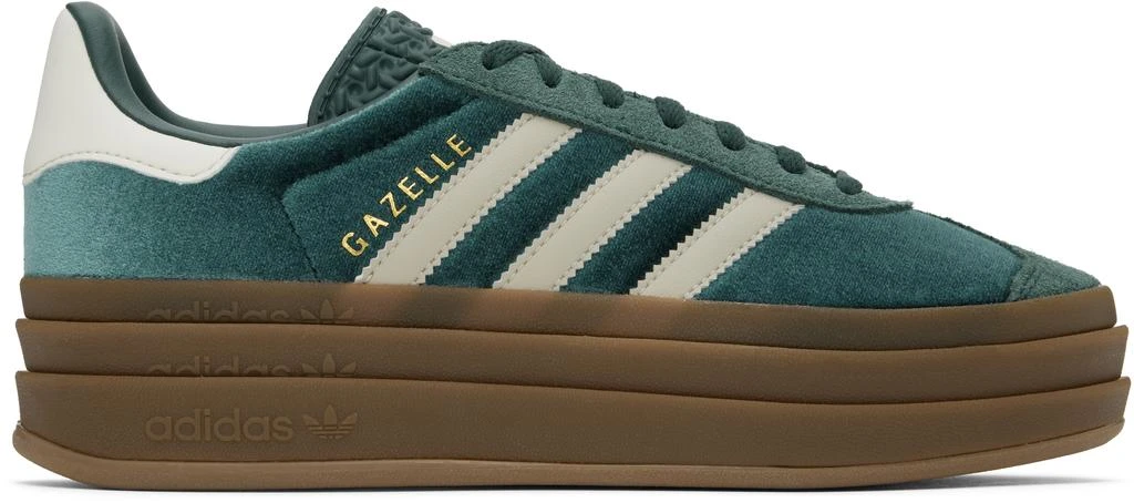 Adidas Green Gazelle Bold Sneakers 1