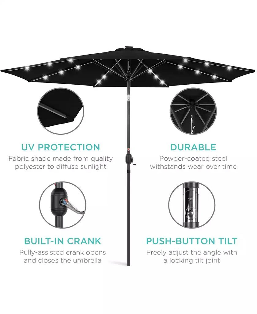 Shop 10Ft Solar LED Lighted Patio Umbrella with Tilt Adjustment and UV-Resistant Fabric on Sale at BeyondStyle Get Lowest price in three month 10Ft Solar LED Lighted Patio Umbrella with Tilt Shop 10Ft Solar LED Lighted Patio Umbrella with Tilt Adjustment and UV-Resistant Fabric on Sale at BeyondStyle Get Lowest price in three month 10Ft Solar LED Lighted Patio Umbrella with Tilt