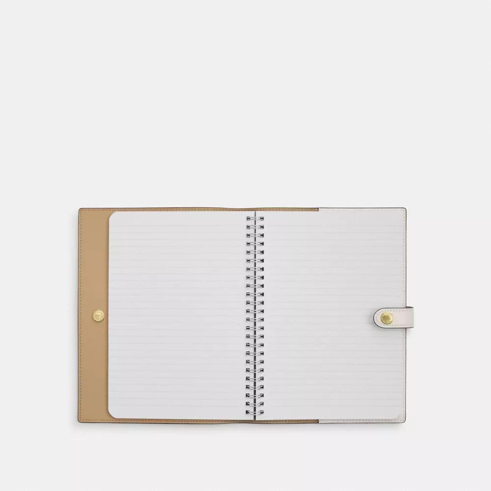 Coach Notebook With Strawberry Print
