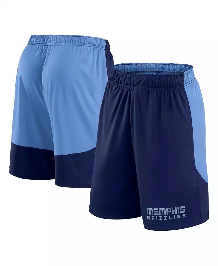 Logo Athletic Men's Navy Memphis Grizzlies Launch Performance Shorts