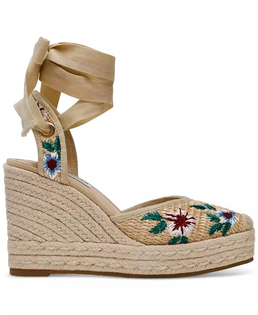 Steve Madden Women's Vero Platform Raffia Wedge Sandals 2