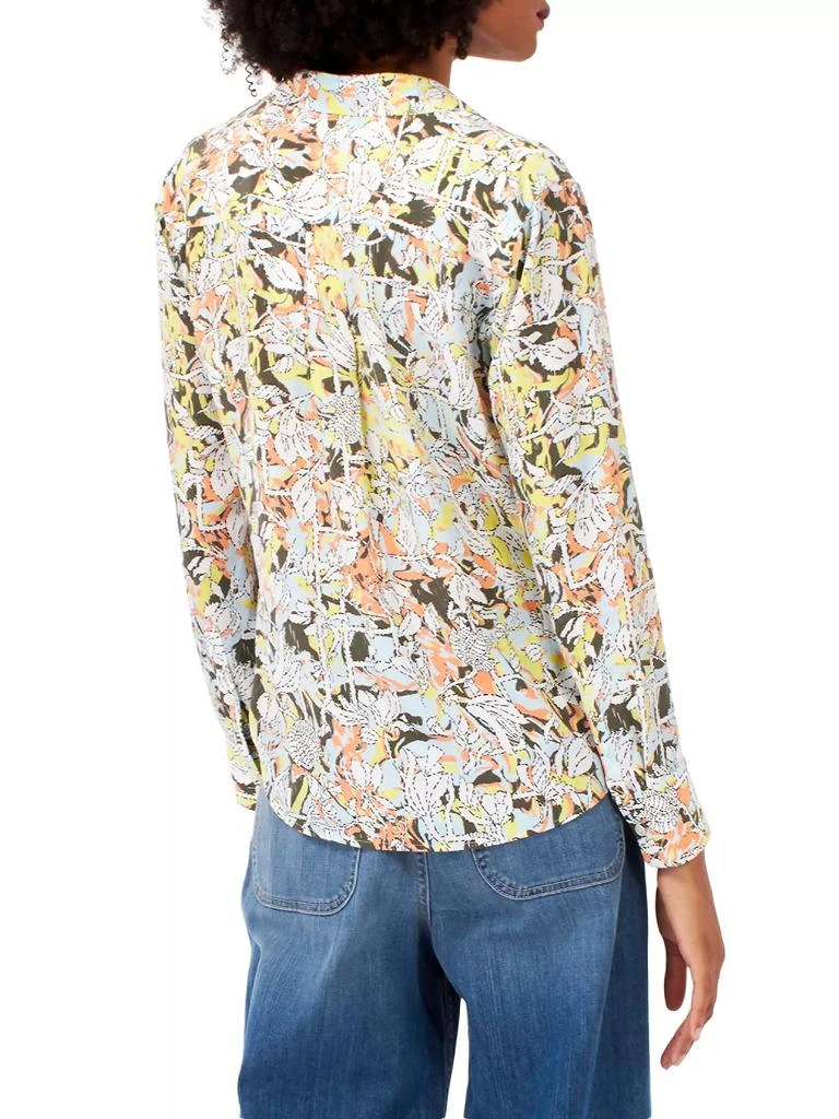 Equipment Slim Floral Silk Button-Front Shirt 5