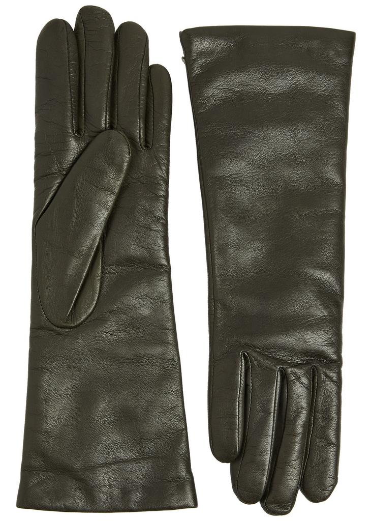 AGNELLE Christina leather gloves