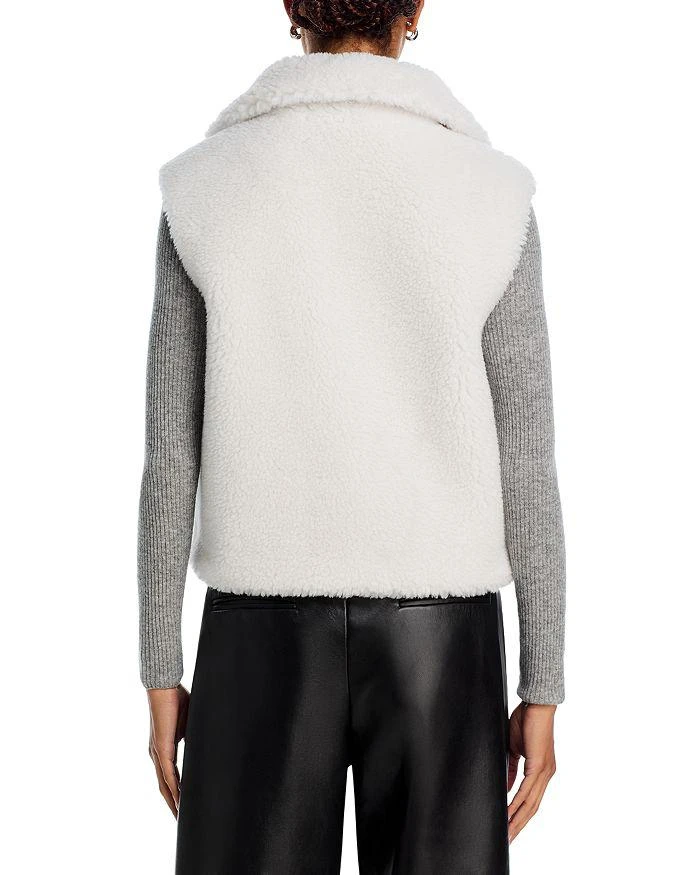 Adrienne Landau The Cozy Faux Shearling Vest 2