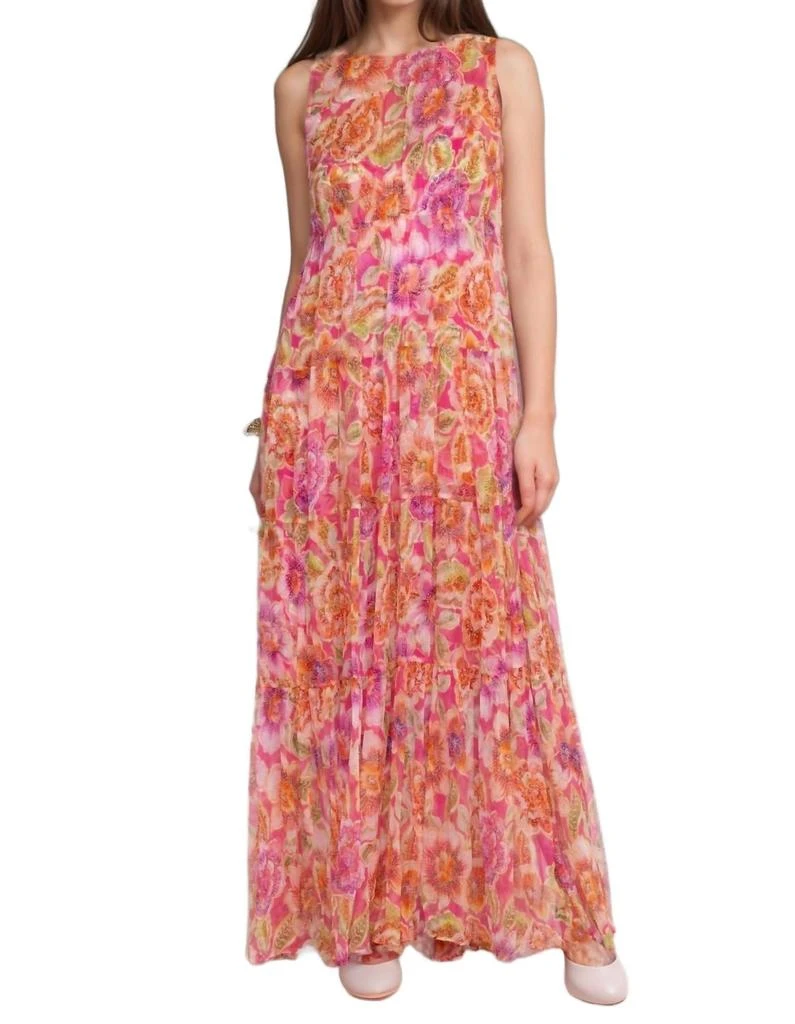 Johnny Was Loran Tiered Maxi Dress In Fabiola 2