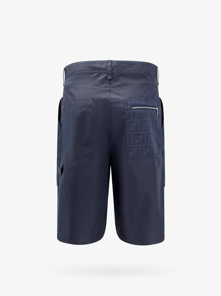 Fendi Cotton blend bermuda shorts with ff detail 6