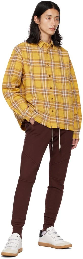 John Elliott Burgundy Escobar Sweatpants 4
