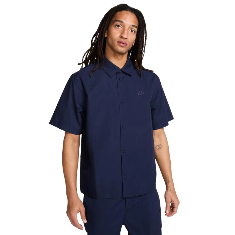 NIKE Nike Club Short Sleeve Button T-Shirt - Men's 1
