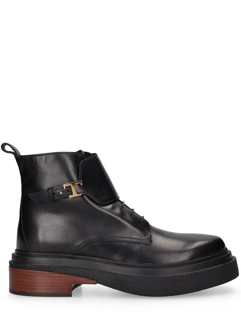 Tod's 40mm Leather Ankle Boots 1