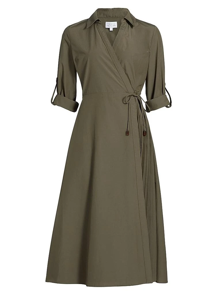 Tanya Taylor Shivon Cotton Poplin Midi-Dress 1