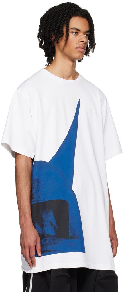 ANONYMOUS White Printed T-Shirt