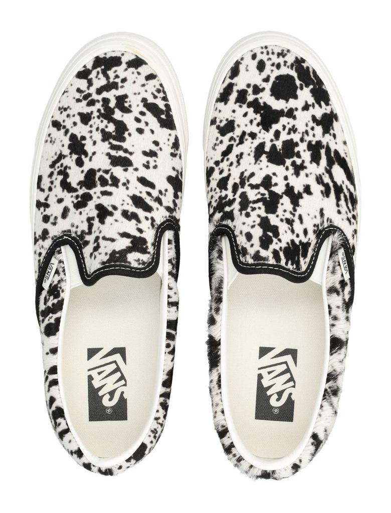 Vans Vans Lx Classic Slip-On 98 Black And White Pony Hair Sneakers