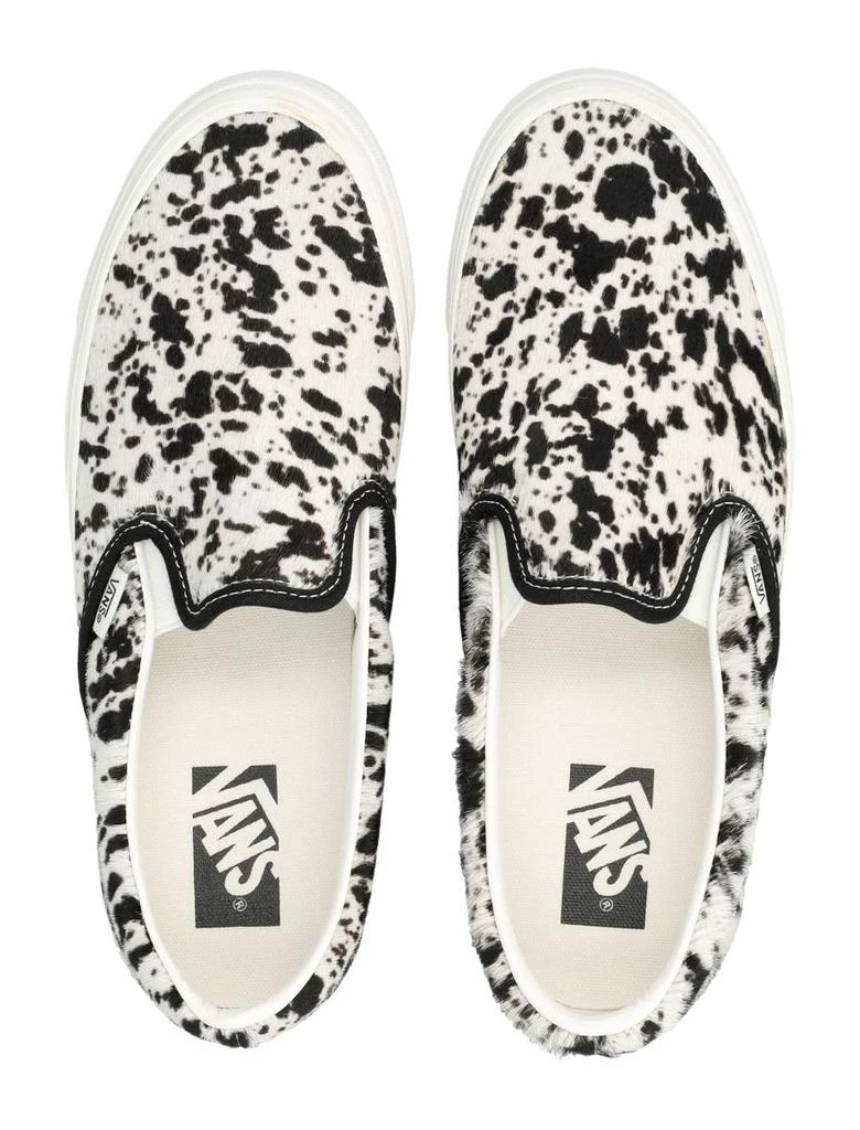 Vans Vans Lx Classic Slip-On 98 Black And White Pony Hair Sneakers 2