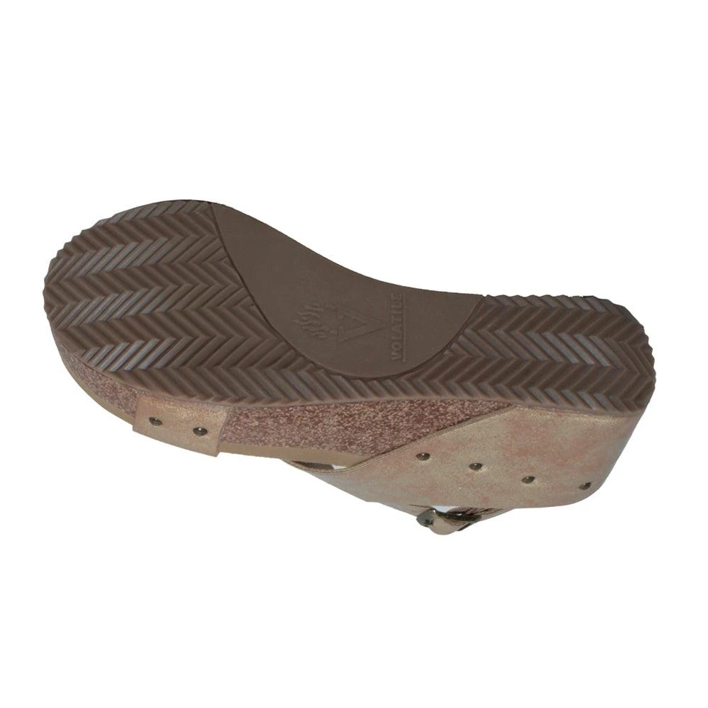 VOLATILE Poolside Ankle Strap Wedge Sandals 5