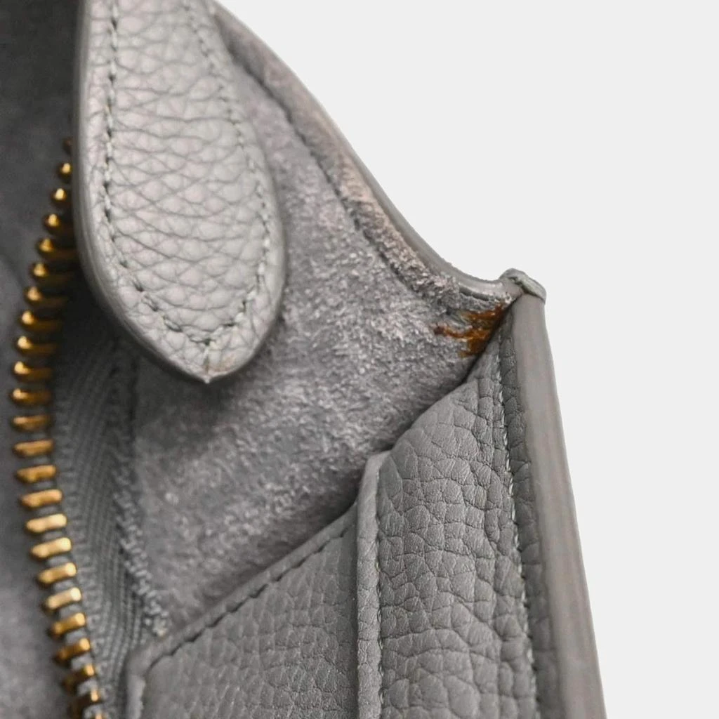 Celine Celine Gray Leather Micro Luggage Tote Bag 8