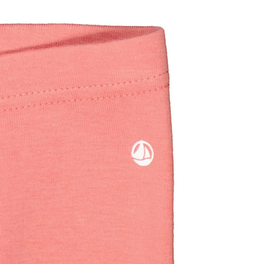 PETIT BATEAU Kids Papaye Organic Cotton Leggings 3