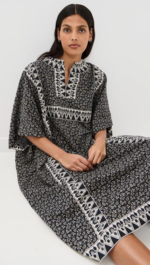 Sea Panna Color Block Caftan 1