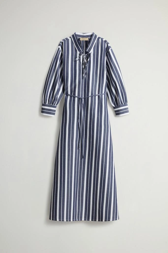 Woolrich Stretch Cotton Dress - Women - Blue 5