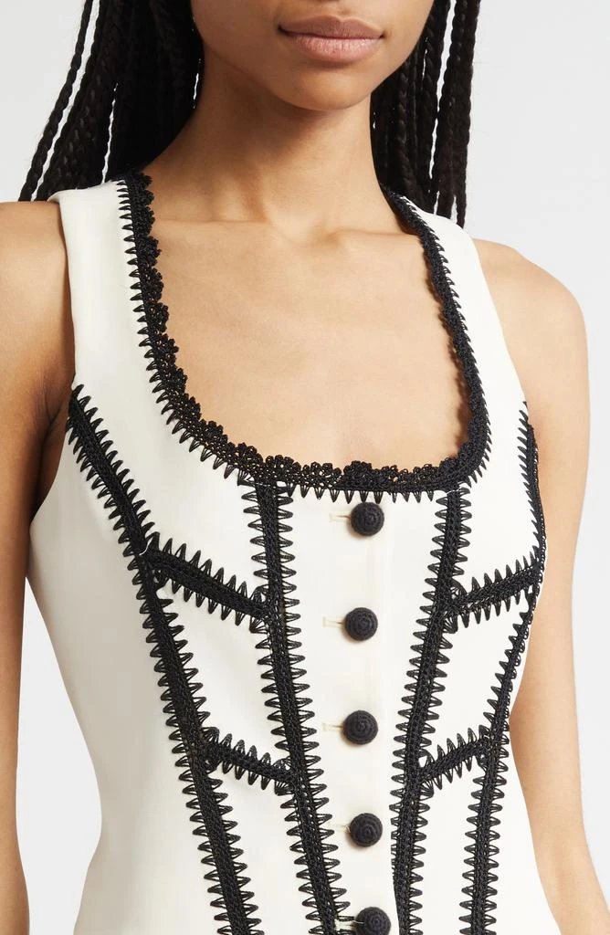 Cinq à Sept Sinclaire Crochet Corset Top 5