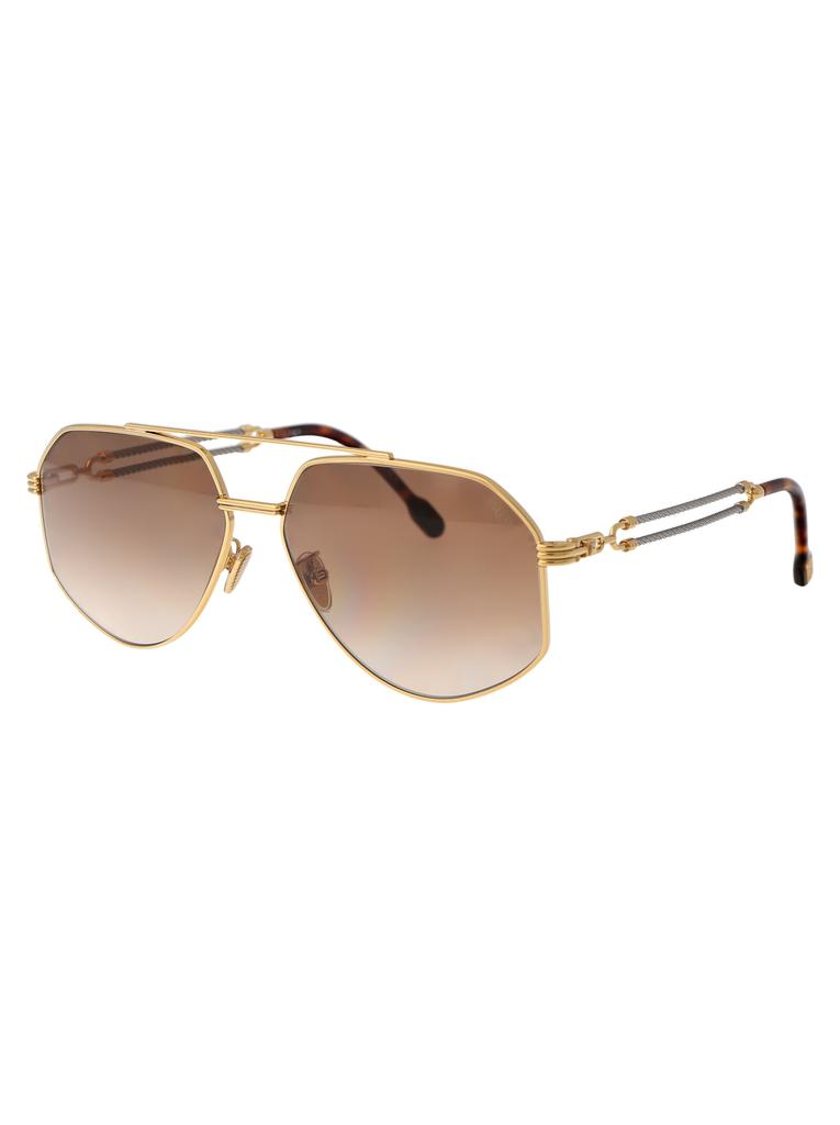 Fred SHINY ENDURA GOLD METAL SUNGLASSES