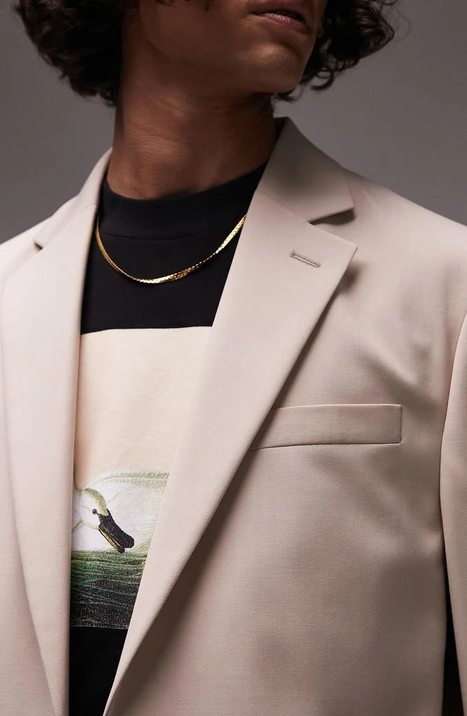 Topman Relaxed Fit Suit Jacket 3