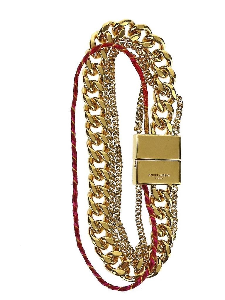 Saint Laurent Gold-Tone Bracelet 1