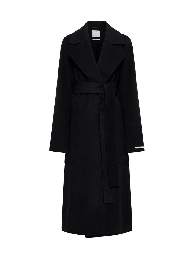 Max Mara Sportmax Veleno Belted Long-Sleeved Coat