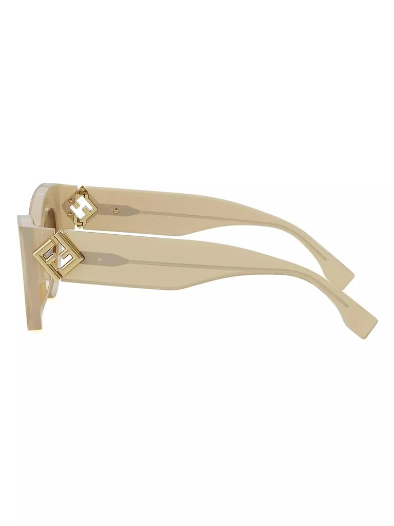 Fendi FF Diamond 52MM Cat-Eye Sunglasses 3