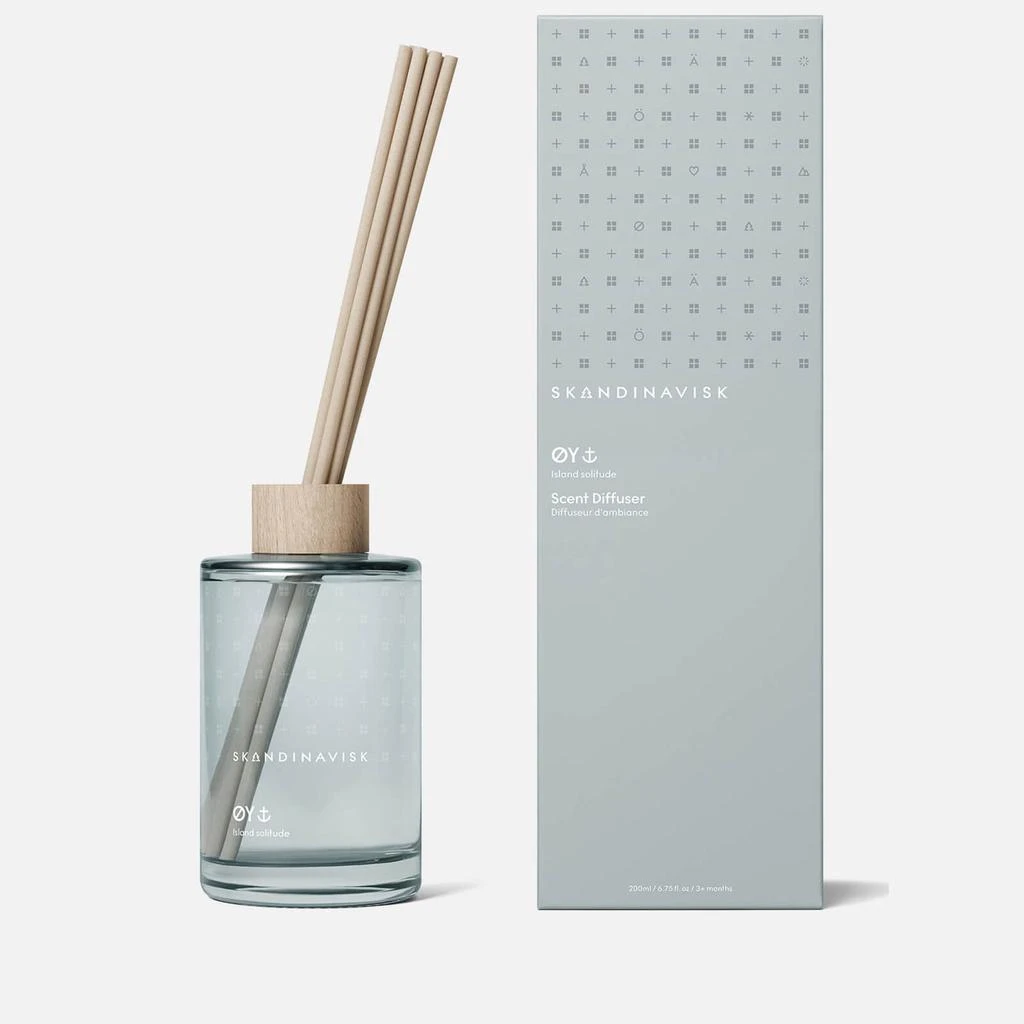 SKANDINAVISK SKANDINAVISK Clear Glass Reed Diffuser - ØY - 200ml 3