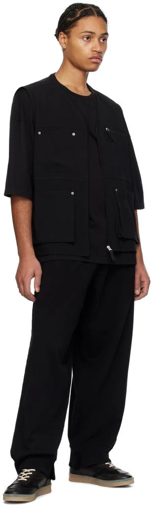 MM6 Black Vented Sweatpants 4