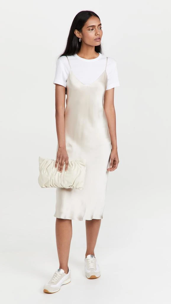 L'Agence Jodie V Neck Slip Dress 4