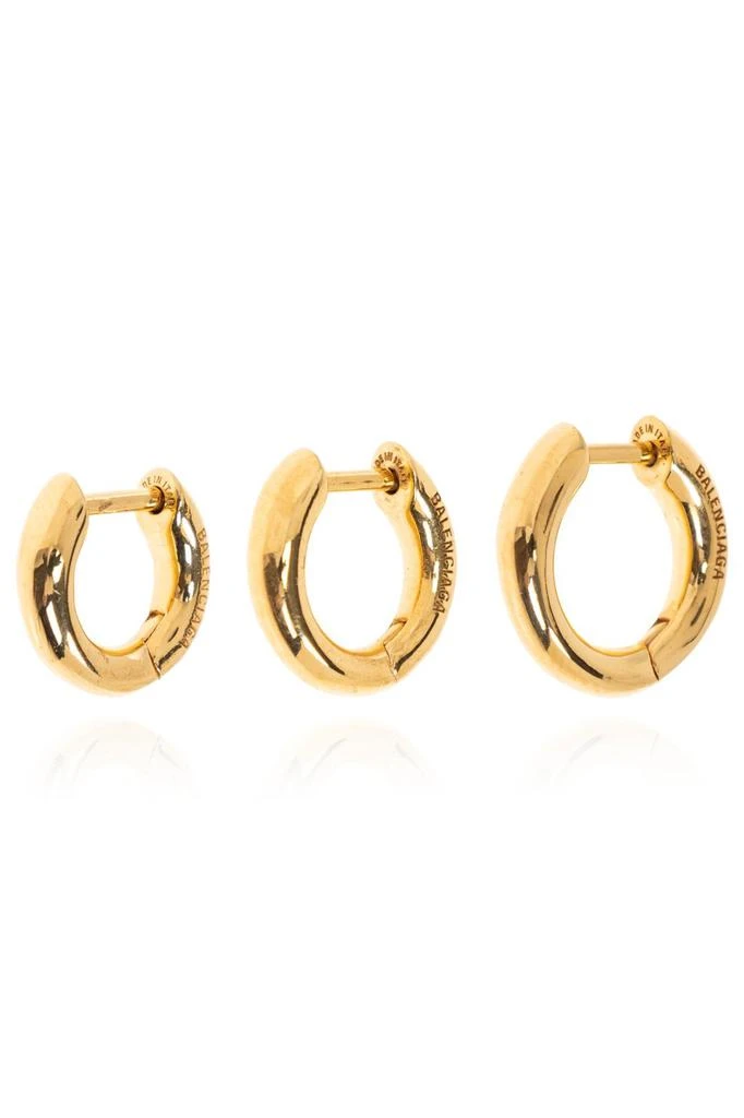 Balenciaga Balenciaga Three Pack Hoop Earrings 2