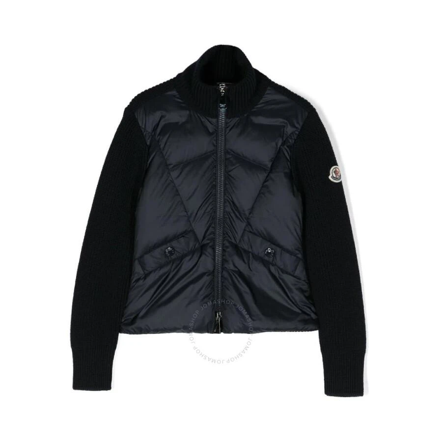 Moncler Girls Feather-Down High-Neck Padded Jacket 1