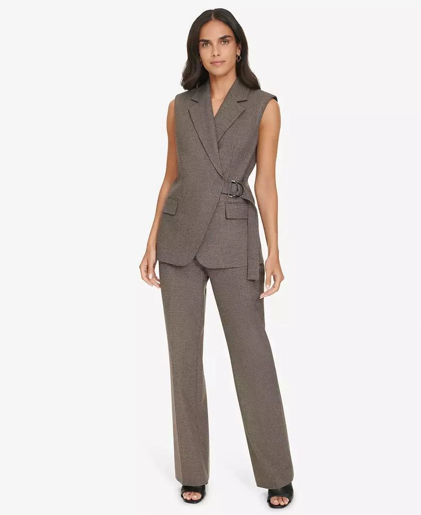Calvin Klein Women's Houndstooth Belted Vest 4