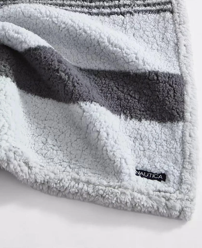 Nautica Saltmarsh Sherpa Throw, 60" x 50" 3