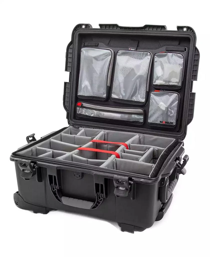 Nanuk Wheeled Series 955 Lightweight NK-7 Resin Waterproof Hard Case with Lid Organizer and Padded Divider 3