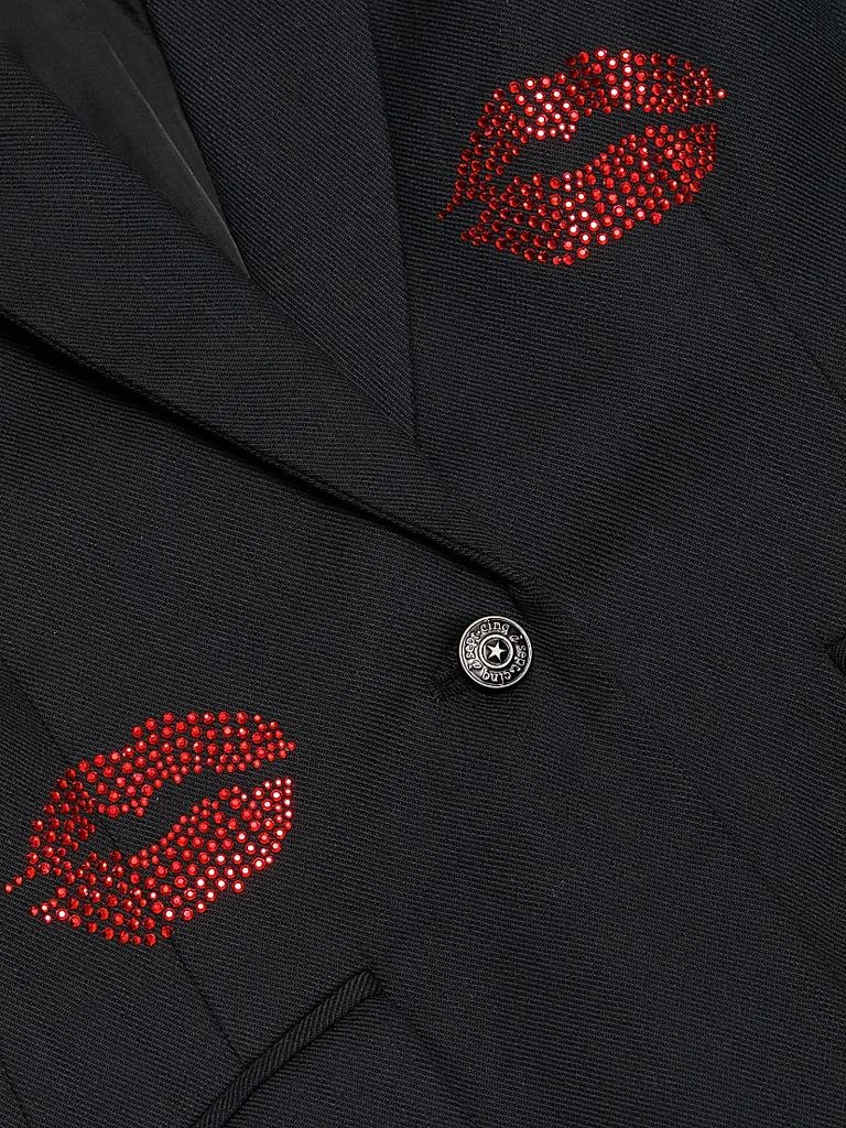 Cinq à Sept Cheyenne Kissing Booth Denim Blazer 7